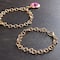 12 Packs: 2 ct. (24 total) Gold Chain Bracelets by Creatology™